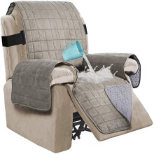 Protetor de capa protetora para sala de estar ultra 100% impermeável de camurça reclinável cadeira
